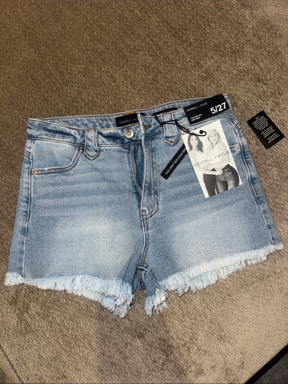 Kendall & Kylie Light Blue Denim Cutoff Shorts